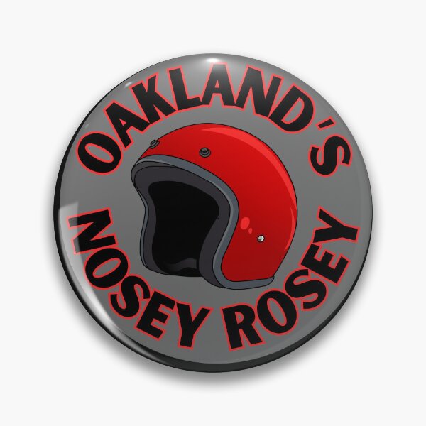 Item preview, Oakland's Nosey Rosey (Grey) designed and sold by barronangMedia.