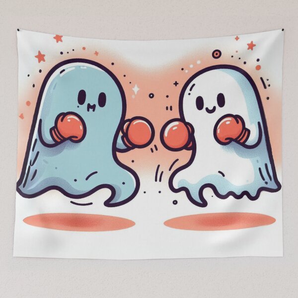 Item preview, GHOST BOXING! designed and sold by BootsNCatsStore.