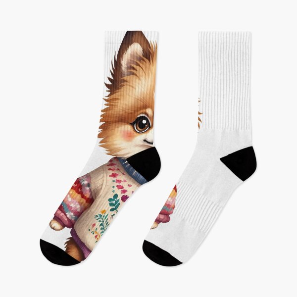 Item preview, Pomeranian dog wearing clothes playfull funny designed and sold by wplamkung.