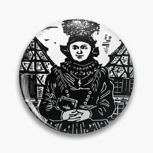 Item preview, Franconian Woman; Linocut Artwork; designed and sold by StickerApe.