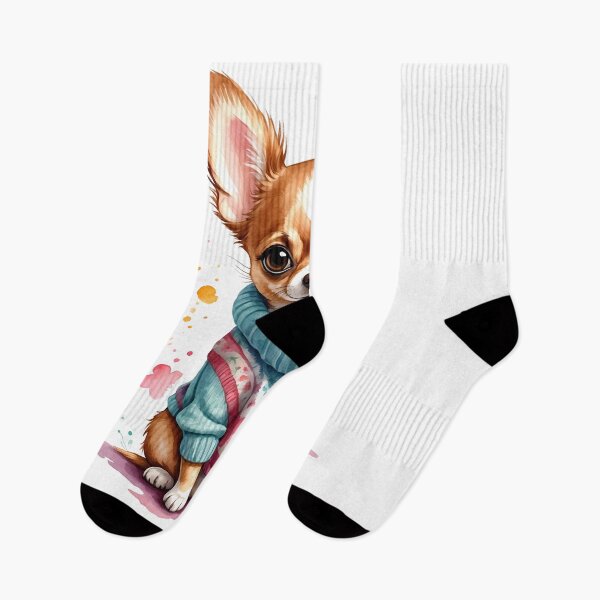 Item preview, Cute Chihuahua dog ​​wearing clothes designed and sold by wplamkung.