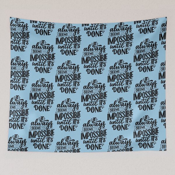 Item preview, It always seems impossible until it's done designed and sold by moztheatre.