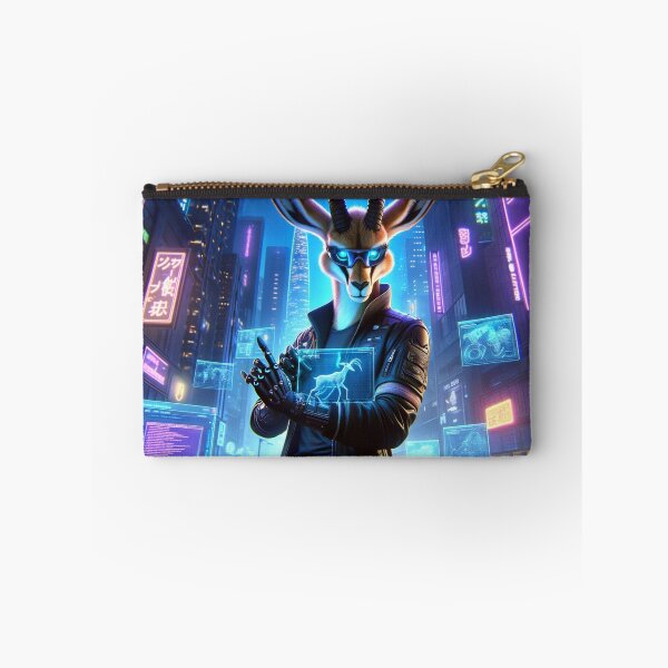 Item preview, Cyberpunk Gazelle Computer Hacker designed and sold by Zestpond.