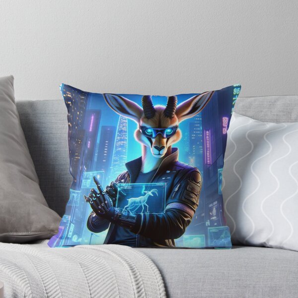 Item preview, Cyberpunk Gazelle Computer Hacker designed and sold by Zestpond.