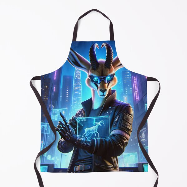 Item preview, Cyberpunk Gazelle Computer Hacker designed and sold by Zestpond.