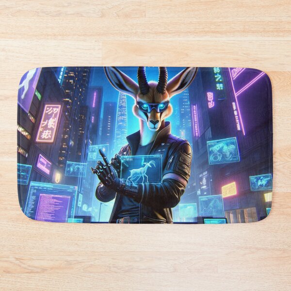 Item preview, Cyberpunk Gazelle Computer Hacker designed and sold by Zestpond.