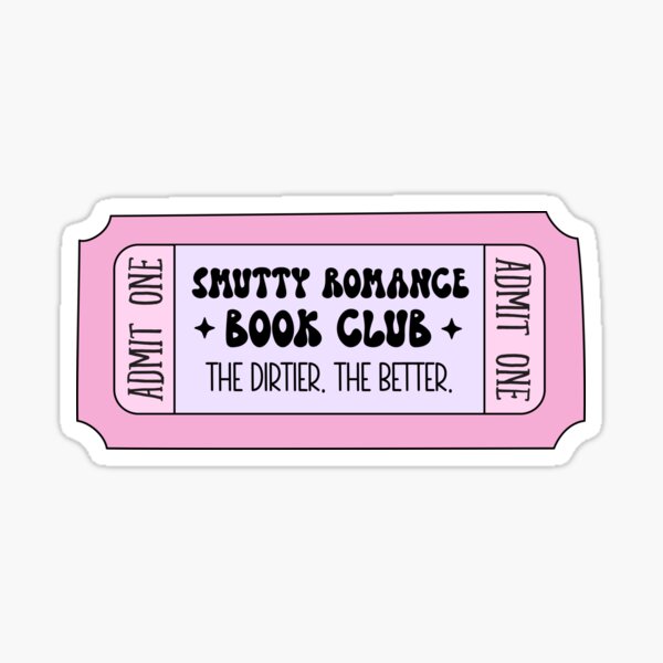 Item preview, Smutty romance book club designed and sold by Radical Buttons.