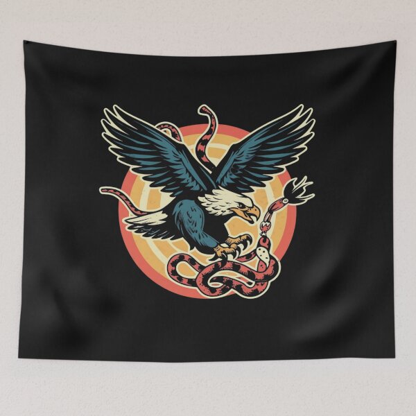 Item preview, American Traditional Eagle and Snake Tattoo designed and sold by Goku Creations.