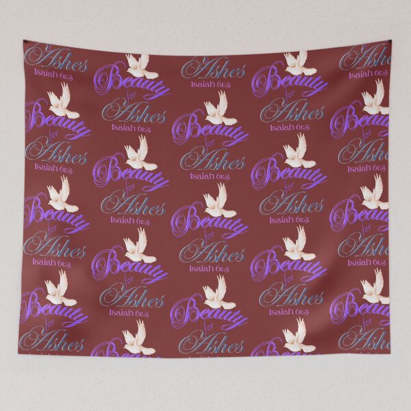 Item preview,  Beauty for Ashes (purple/dove) designed and sold by Tripp Art Studio.