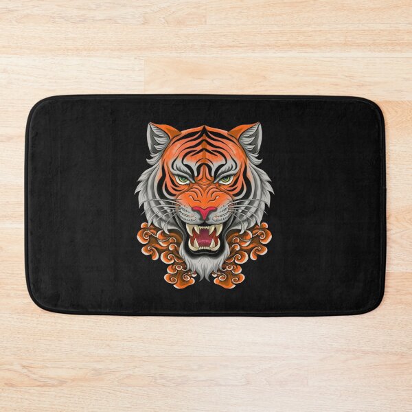 Item preview, American Traditional Fury Tiger designed and sold by Goku Creations.
