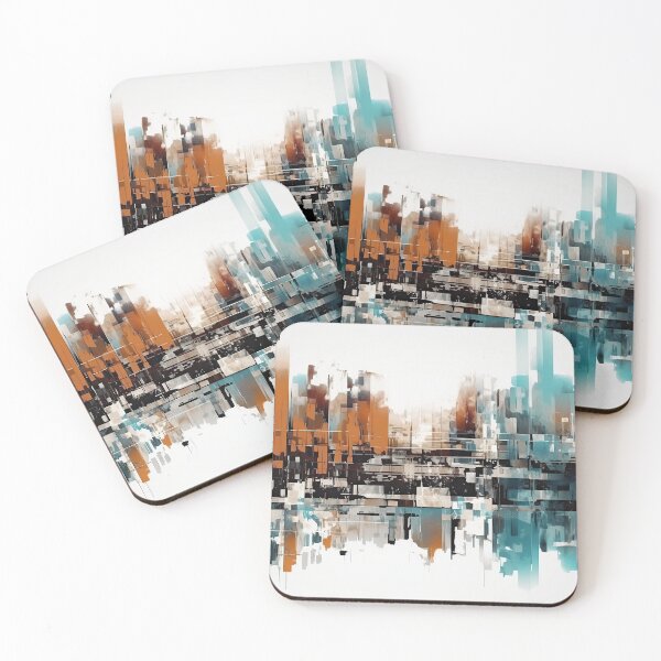 Item preview, Abstract Cityscape designed and sold by NeoNebulaArt.