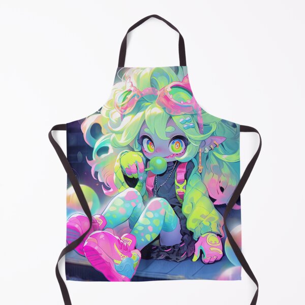 Item preview, Kawaii Neon Urban Street Anime Girl designed and sold by bubblegoth.