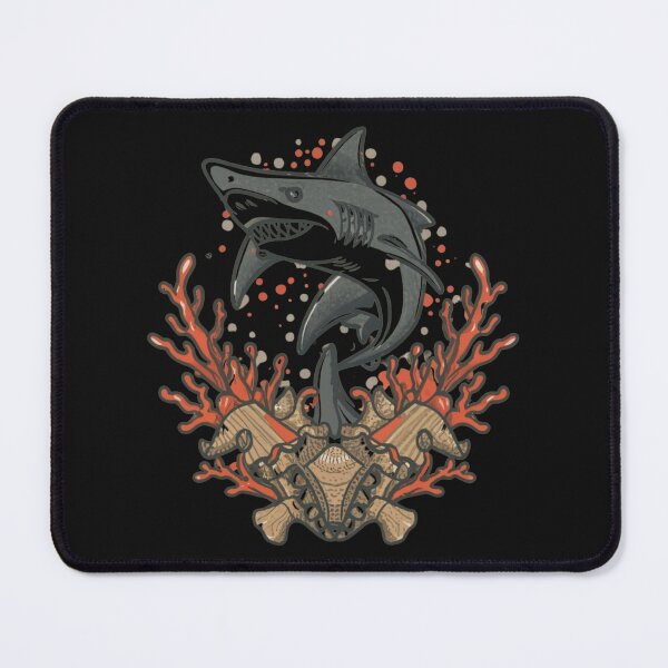 Item preview, American Traditional Shark Tattoo designed and sold by Goku Creations.