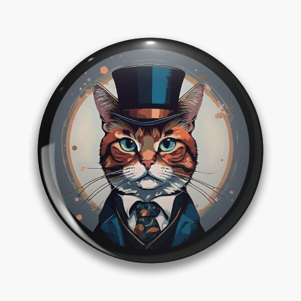 Item preview, Cosmic Distinguished Cat designed and sold by Dose of Dysfunction.
