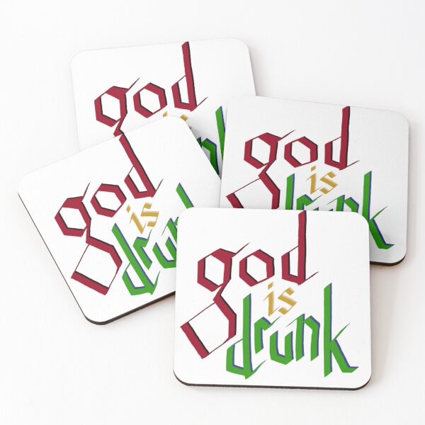 Item preview, God is Drunk Resa Saffa Park designed and sold by celeryaskin.