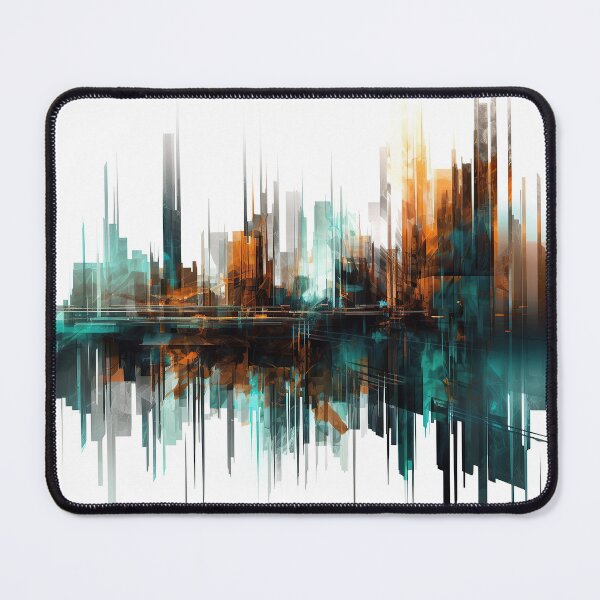 Item preview, Abstract Cityscape designed and sold by NeoNebulaArt.