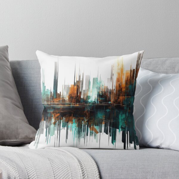 Item preview, Abstract Cityscape designed and sold by NeoNebulaArt.