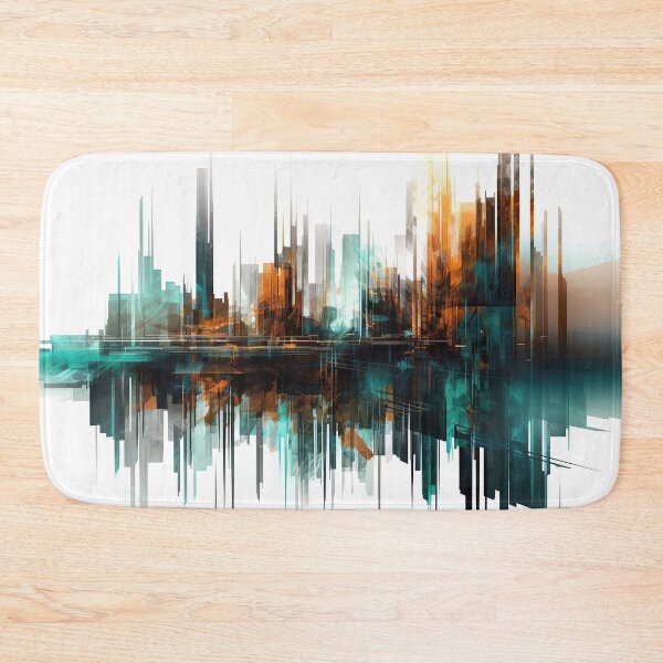 Item preview, Abstract Cityscape designed and sold by NeoNebulaArt.