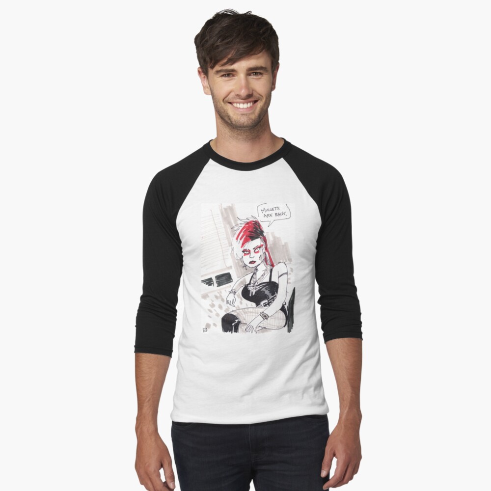 Item preview, Baseball ¾ Sleeve T-Shirt designed and sold by MrChuckles.