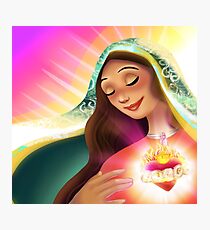 Our Lady's Heart Photographic Print