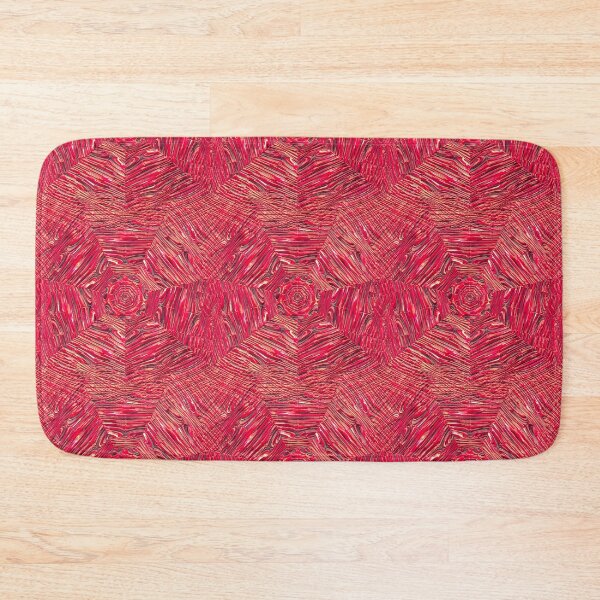 Item preview, Ornate Red Flower Tile designed and sold by TheRulerofEarth.
