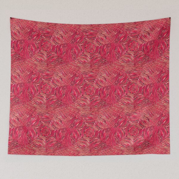 Item preview, Ornate Red Flower Tile designed and sold by TheRulerofEarth.