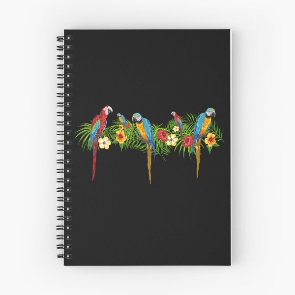 Item preview, Parrot in tropical flowers. Summer beach. Family day. designed and sold by Isadesignart.