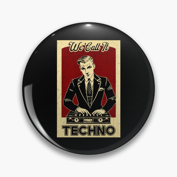 Item preview, We Call It Techno - Techno Music DJ Vintage designed and sold by Urban-Alien.