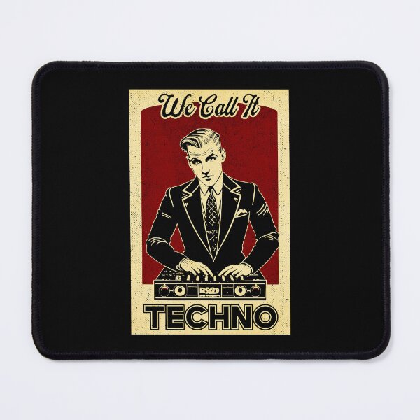 Item preview, We Call It Techno - Techno Music DJ Vintage designed and sold by Urban-Alien.