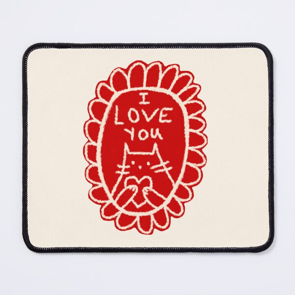 Item preview, I love you valentine badge designed and sold by tascha-doodles.