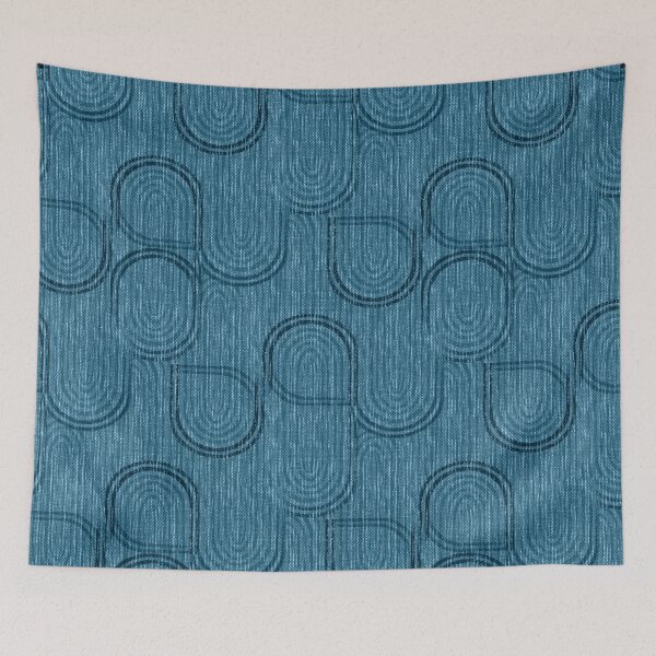 Item preview, Blue abstract textured pattern. designed and sold by marinaklykva.