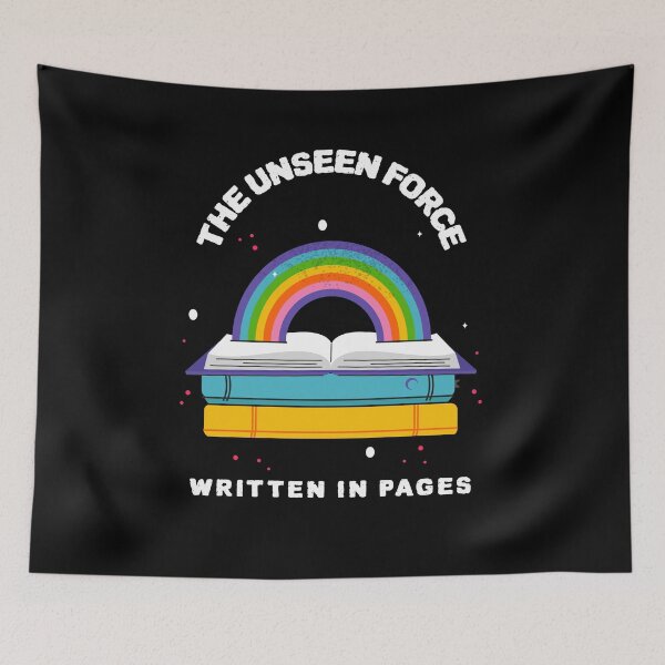Item preview, The Unseen Force Written In Pages - Books are my Superpower designed and sold by Kamran-Sharjeel.