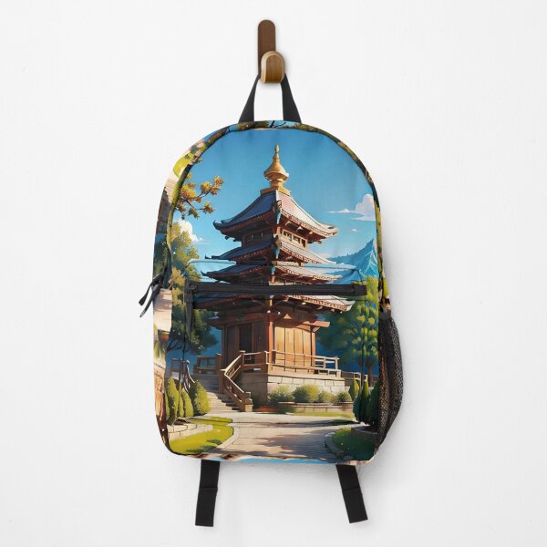Item preview, Traditional Wooden Pagoda (Tō) and Temple (Tera) designed and sold by ZipperDragon88.