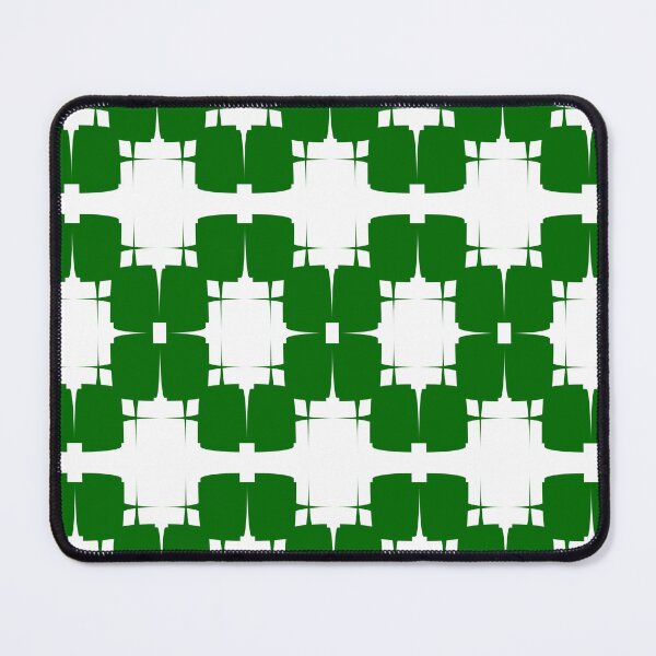Item preview, green clover square patter, nature simply and clean  designed and sold by pipikijung.
