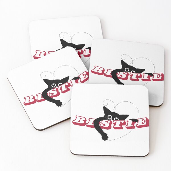 Item preview, Bestie cat lover accessories Valentine’s Day  designed and sold by positivitymed.