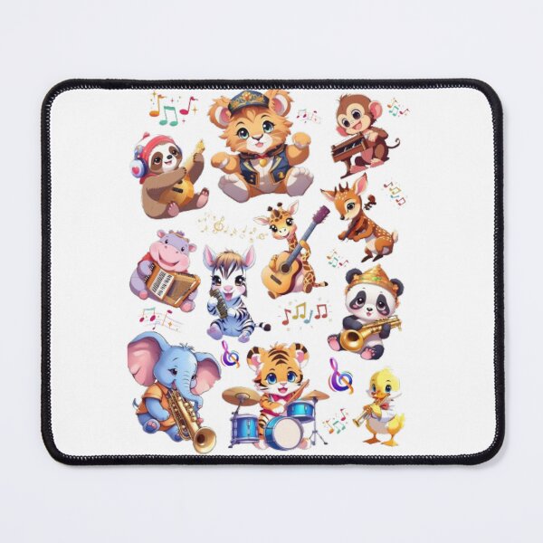 Item preview, Cute baby animals playing with instruments designed and sold by sweetiejojo.
