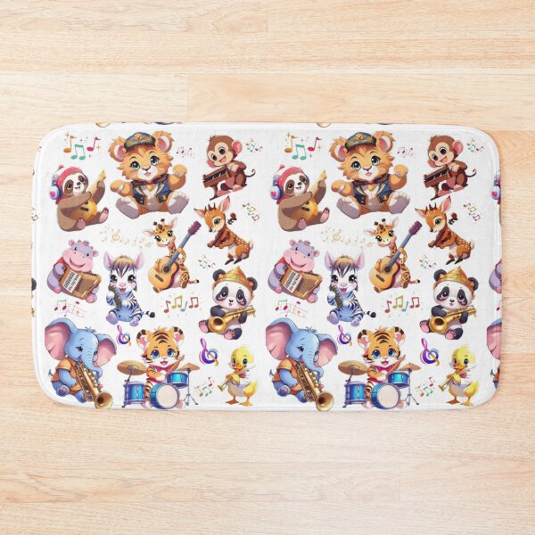Item preview,  Cute baby animals playing with instruments  designed and sold by sweetiejojo.