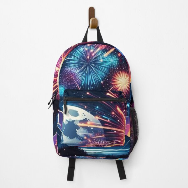 Item preview, Full moon and fireworks. designed and sold by growing-mom.