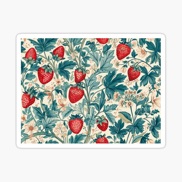 Vista previa del artículo con la obra «Fresas primaverales de antaño», diseñado y vendido por Rasendyll.