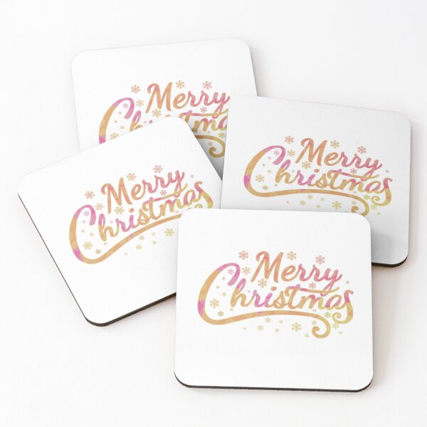 Item preview, Merry Christmas with snow flake pastel gradient  designed and sold by Rexyy Studio .