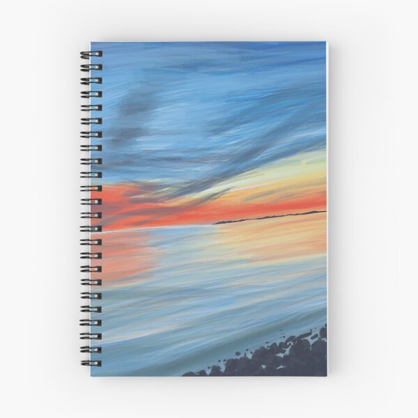Aperçu de l'œuvre Océan au coucher du soleil créée et vendue par Phoenix Bell.