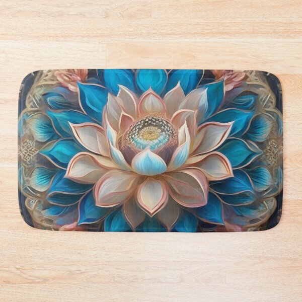 Item preview,  Blue Lotus Flower Mandala designed and sold by Tamas Das.