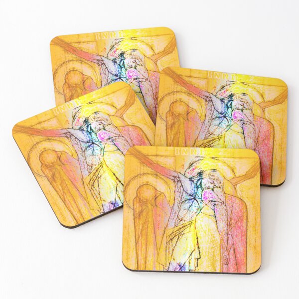 Item preview, Jesus at the Cross with Mary designed and sold by Sanctum Icons.