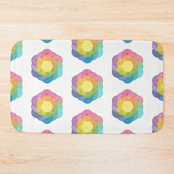 Item preview, Color Palette Mandala Flower of Life designed and sold by SonoSonoStudio.