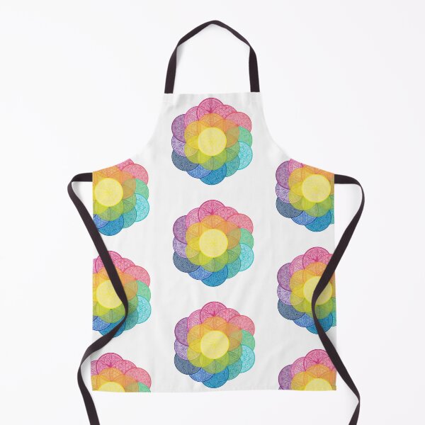 Item preview, Color Palette Mandala Flower of Life designed and sold by SonoSonoStudio.
