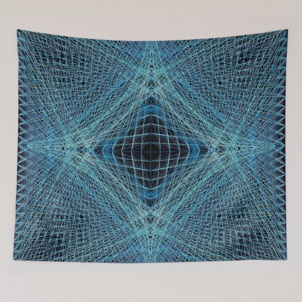 Item preview, Rectangular Pattern #4 Morph C [13696-Blues-BB] designed and sold by LottMultimedia.