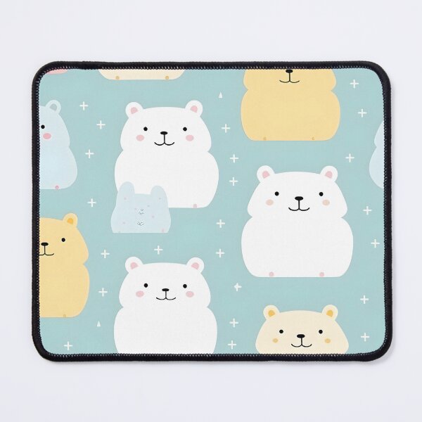 Item preview, Chubby Polar Bears Pastel Parade designed and sold by inkArtistryfine.