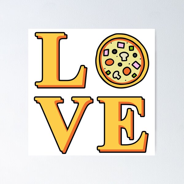 Item preview, Pizza Love designed and sold by retro-gamer.