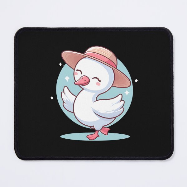 Item preview, "Dapper Swan Delight: Dancing Feathers and Hat Chic for Your Tee!" designed and sold by JAMESAMORN.