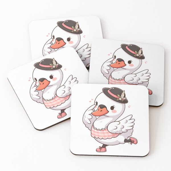 Item preview,  "Swan in Style: Adorable Avian Elegance with a Hat and Dance Moves!" designed and sold by JAMESAMORN.